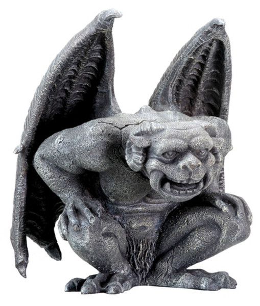 Gargoyle and Griffins Resin Monster with wings staring down